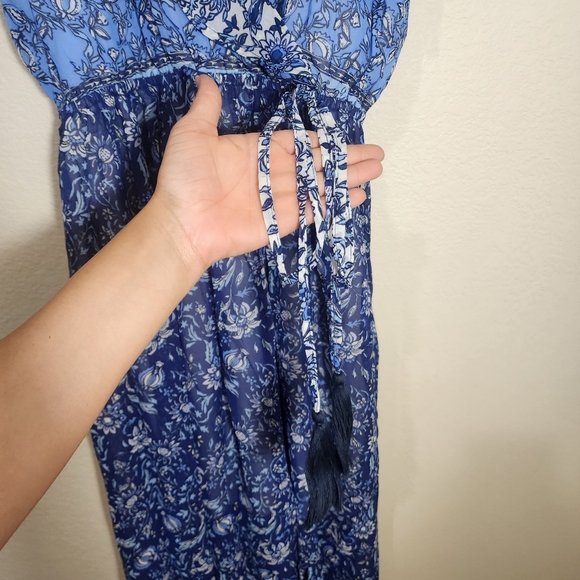 NWT Miss Me Ruffle Print Maxi Dress - Picture 10 of 15